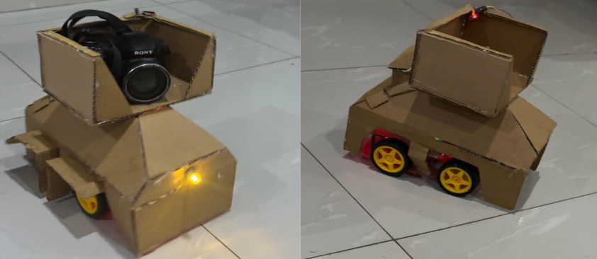 Students presenting prototypes